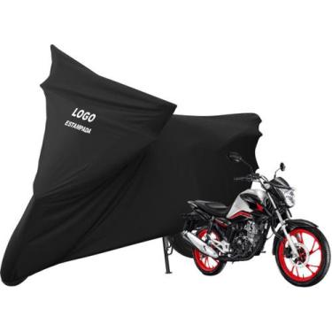 Imagem de Capa Cobrir Moto Honda CG 160 Titan Start De Luxo - Mz, Preta