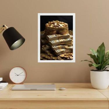 Imagem de Quadro Arquétipo Prosperidade Financeira - Dinheiro 33X24Cm