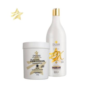 Imagem de Kit Descoloração Profissional Po Descolorante Blue E Ox 30