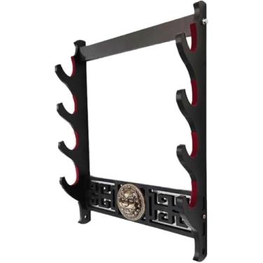 Imagem de Suporte De Espada De Samurai, Suporte De Espada De Cabide De Parede, Suporte De Espada De Montagem Em Parede, Suporte De Espada, Suporte De Parede De 1/2/3/4 Montagem Em Parede, One Color, 44cm