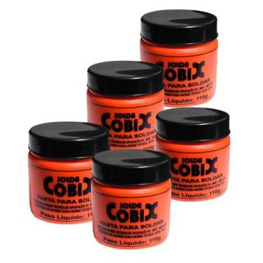 Imagem de 5 Pastas para Solda marca Cobix Pote 110g