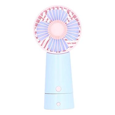 Imagem de ZJchao Menção Magnética do Ventilador Portátil Portátil Com Bateria de 2200mAh e Rotação de 90 ° para Dormitório do Escritório Em Casa