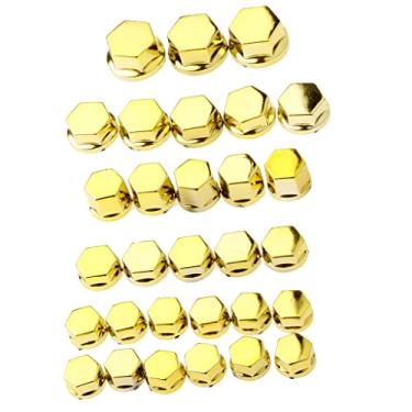 Imagem de KESOTO 30 peças duráveis de parafuso de porca para eixo frontal de motocicleta para Yamaha – Dourado
