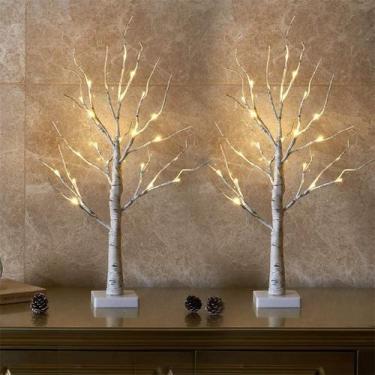 Imagem de Decoração de Natal Iluminada Bétula EAMBRITE 2FT 24 LED