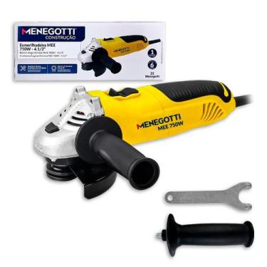Imagem de Esmerilhadeira Angular Menegotti MEE 750W 60Hz Disco de 115MM 4.5 Pol 