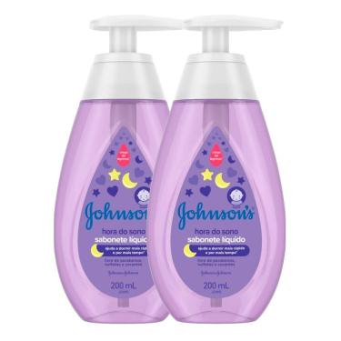 Imagem de Kit 2 Sabonete Líquido Infantil Johnson`s Hora do Sono 200ml