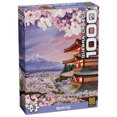 Imagem de Quebra Cabeça Puzzle 1000 Peças Monte Fuji - Grow 4921