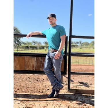 Imagem de Camiseta Masculina Manga Curta Basic Color All Hunter, GG, Piscine