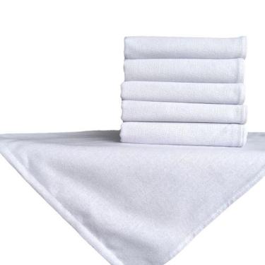 Imagem de Pano de Prato Alvejado Kit Com 12 Artesanato Gourmet 68x50cm - AMABILE