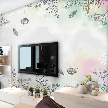 Imagem de Mural Floral - TaColado, 3,48 x 3,00m