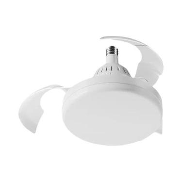 Imagem de Ventilador De Teto LED Com Luz, Lâminas Retráteis, Silencioso, Control