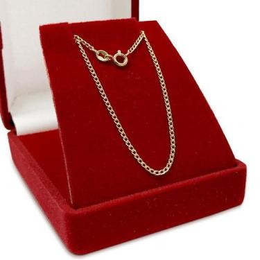 Imagem de Cordão Grumet Em Ouro 18k 50cm Corrente Colar Gargantilha - Primus LB 