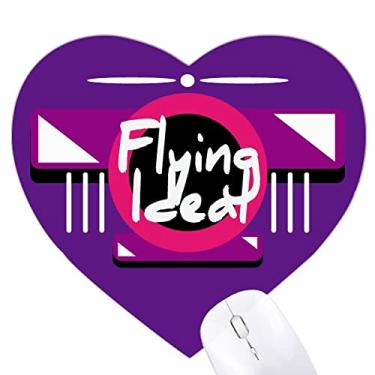 Imagem de Mousepad infantil Happy Pure Dreams Heart Tapete de borracha para escritório