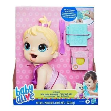 Imagem de Boneca Baby Alive Hora Da Papinha Loira 20 Cm - Hasbro F2617