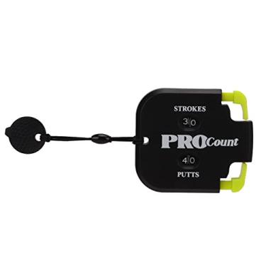 Imagem de Contador de pontuação de golfe Mini contador de tacadas de golfe, com redefinição de um toque e acessório simples para luva de goleiro de pontuação (2,5 x 2,2 pol)(black)