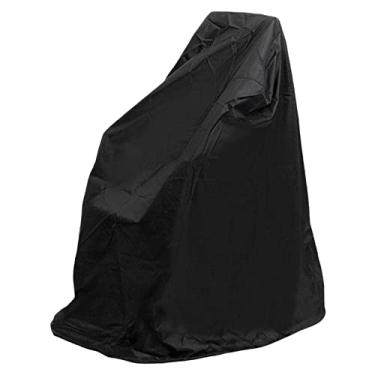 Imagem de shamjina Capa pa cadeira de, acessórios de proteção à água, capa leve pa de mobilide, capa pa cadeira de elétrica pa, 100x75x100cm Preto
