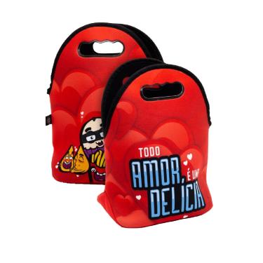 Imagem de Bolsa Neoprene Lancheira Todo Amor é Uma Delicia Presente