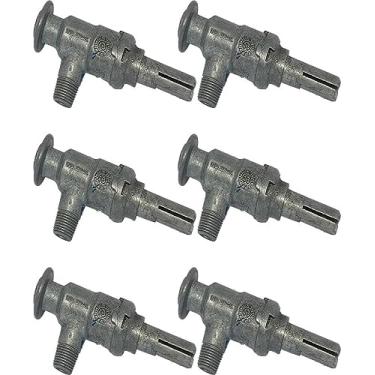 Imagem de Registro Ramal Fogão Dako Pé Fino Rosca Interna Kit 6 Und