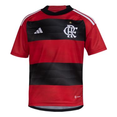 Imagem de Camisa Flamengo Infantil I 23/24 s/n° Torcedor Adidas Masculina-Masculino
