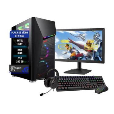 Imagem de Pc Gamer Completo I5 9400F 16Gb Ssd 240 Hd1Tb Gtx 1650 - Fonecar Infor