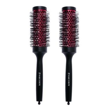 Imagem de Kit 2 escovas termica metalica vazadas 52mm marco boni - Genérico