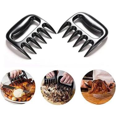 Imagem de 2 x Garra de Urso Para Churrasco Desfiador Reforçado Carne Frango - No