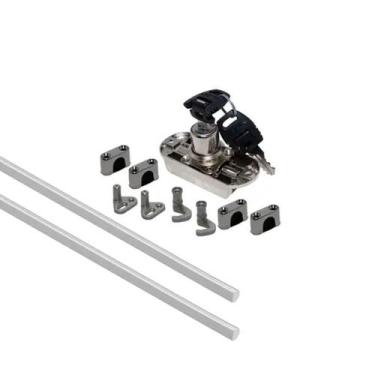 Imagem de Fechadura 3 pontos Cremona p/ Armário com 2 Varetas 1000mm - JM