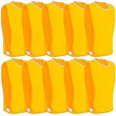 Imagem de Kit 10 Coletes de Futebol Infantil 3 a 7 Anos Esportivo Poliester - Us
