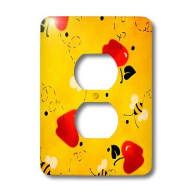 Imagem de 3dRose LLC lsp_17122_6 An Apple A Day, 2 tampas de tomada