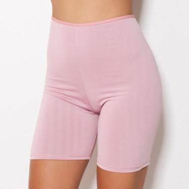 Imagem de Short Bermuda Anágua Lisa - Supera Fitness & Lingerie , Chocolate, M