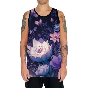 Imagem de Camiseta Regata Estampa Art Floral Flor Natureza Florida 3 - Enjoy Sho