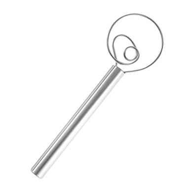 Imagem de Batedor de Massa, Misturador Manual, Ferramentas para Fazer Pão Com Alça Ergonômica, Agitador de Bobina de Farinha Confortável, Ferramentas de Cozimento para Bolo, Pão, Pizza,