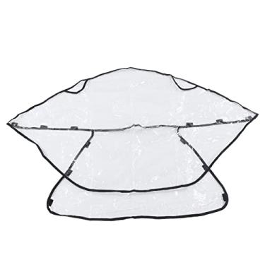 Imagem de Capa de Chuva para Carrinho de bebê, Clima Universal para Viagens de bebê, à Prova D'água e à Prova de Vento, Feita Com Pvc, Adequada para Carrinho de Guarda-chuva