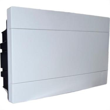 Imagem de Centrinho Eletromar Pvc Embutir Para 18 Disjuntor Sem Barramento Branc