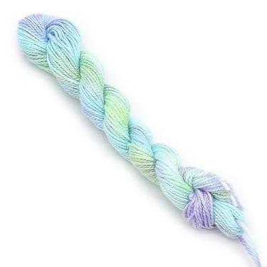 Imagem de Linha para Bordar Torçal Tie Dye Tons Pastéis Tingimento Artesanal - V