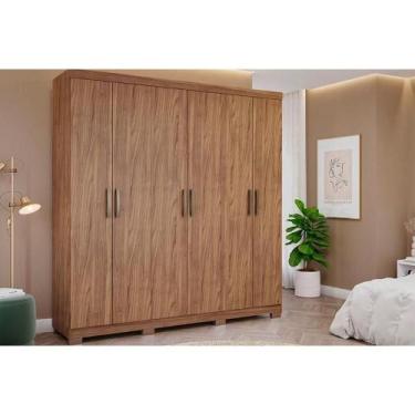 Imagem de Guarda Roupa Casal 6 Portas e 3 Gavetas Clara Avelã - Panan