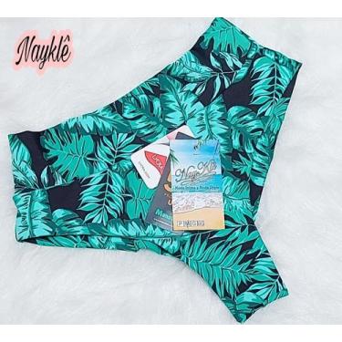 Imagem de Calcinha De Biquíni Hot Paint Fio Duplo Cintura Alta - Nayklê Moda Pra