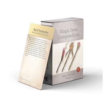 Imagem de Nord Games Dungeons and Dragons 5th Edition Deck of Cards–Magic Item Compendium: Rods, Staves and Wands 50 Cards-Games for Adults and Kids–DND Books – Gaming Accessories-Compatible with D&D 5e