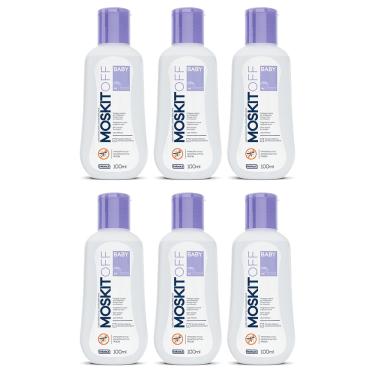 Imagem de Combo 6x Moskitoff Baby Repelente Protege dos Mosquitos Pernilongos Borrachudos 100ml Farmax