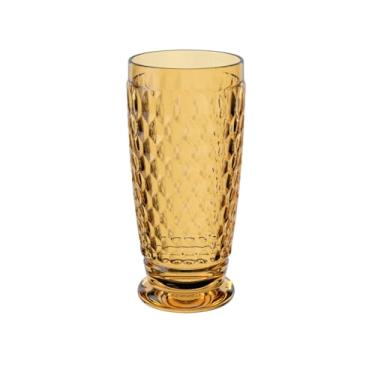 Imagem de Villeroy & Boch - Copo Boston Saffron Long Beber, 300 ml, vidro de cristal para coquetéis, seguro para lava-louças, amarelo