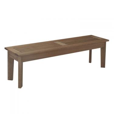 Imagem de Banco em Madeira Maciça 140cm Churrasqueira Primavera Casa e Jardim Móveis Stain Castanho