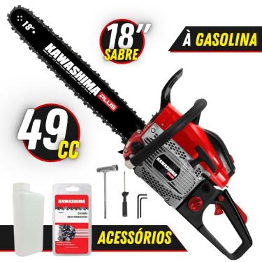 Imagem de Motosserra Kawashima Kcs500P À Gasolina 49Cc C/ Sabre De 18"