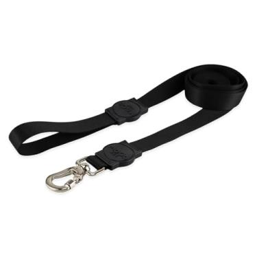 Imagem de Mood Pet Coleira Guia 2 Metros Para Cães Cachorro Adestramento Passeio Porte Grande Médio Pequeno (Black, P)