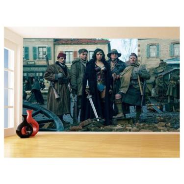 Imagem de Papel De Parede 3D Heroina Mulher Maravilha 3,5M Nhma309 - Você Decora