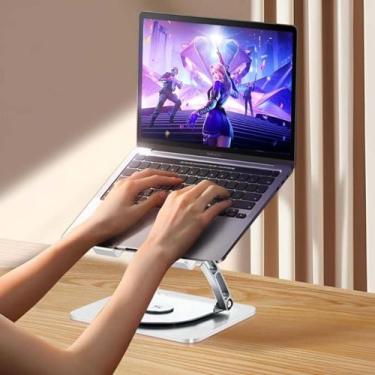 Imagem de Suporte para Notebook Metal Ajustável Base Rotativa Giratório 360 Apoi