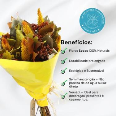 Imagem de Buquê Essencial - Pense Flores, Amarelo