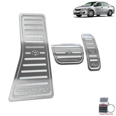 Imagem de Pedaleira Automático Descanso Corolla XLI 2003 A 2013 Prata