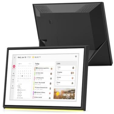 Imagem de BIGASUO Tela sensível ao toque com calendário digital de 10,1 polegadas, agenda organizadora eletrônica, tela sensível ao toque interativa para tablet para agenda mensal, semanal e diária, agendas