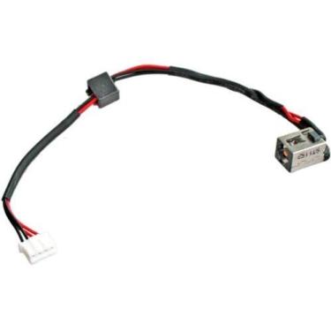 Imagem de USKKS DC tomada conector porta conector soquete com cabo para Lenovo Ideapad P400 P500 Z400 Z500 P400-59360242 P400-59360580 5936, P/N: DC30100LM00 90202322