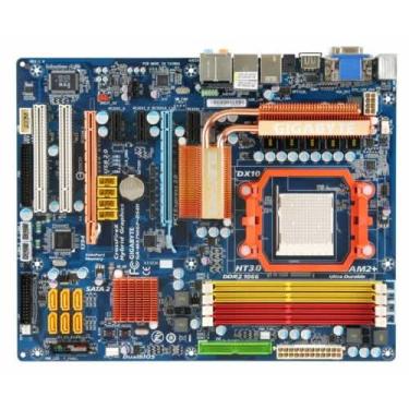 Imagem de 790GX DDR2 1066X4 VGA PCIE2 PCIE16 PCI3 6 Raid 2G 12USB